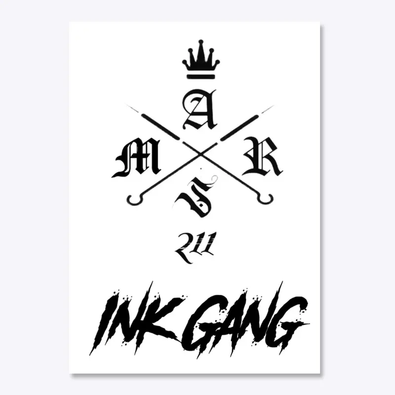 Mars signature ink gang sticker 